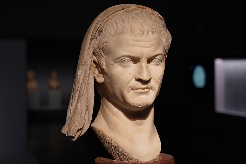 아우구스투스 황제의 오른팔, 군사 천제 '아그리파'의 흉상, 출처 = Wikimedia Commons